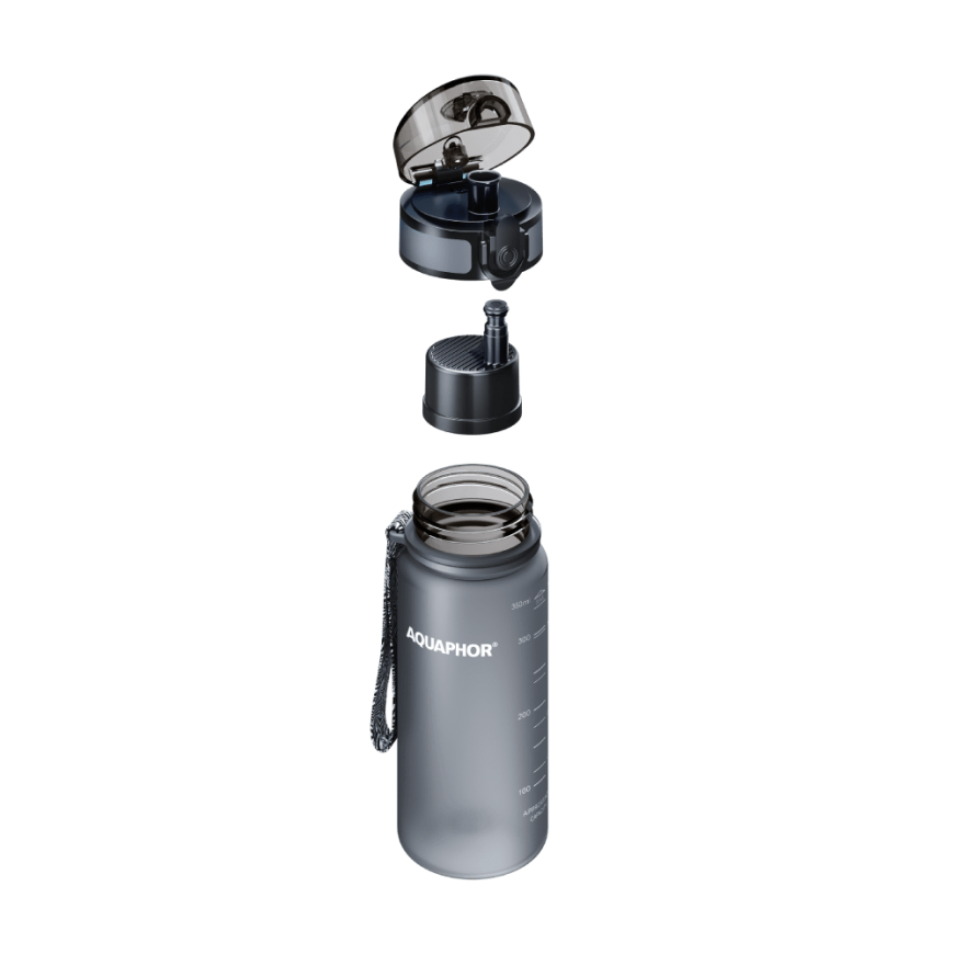 Aquaphor Water Filter Bottle City Grey 350 ml.