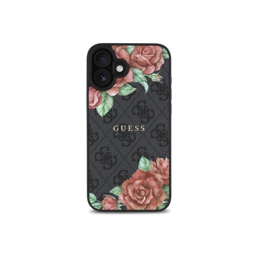 Guess GUHMP16SP4ROPEMCK iPhone 16 6.1" czarny|black hardcase – 2