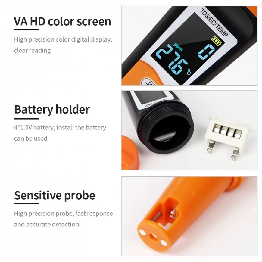 Ivy Aqua P3 Professional series 3in1 Water & Liquid tester TDS / – 3