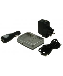2-Power Camera Battery Charger/USB Power Supply