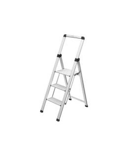 Folding step bench Selekta DK40 BasicLine | aluminium | 3 steps