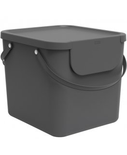Rotho Albula 40 L Rectangular Plastic Anthracite