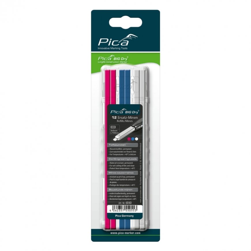 Pica BIG DRY Refills Civil Engineering assorted - SB – 2