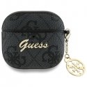 Guess GUA4G4GSMK AirPods 4 cover czarny|black 4G Charm