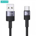 USAMS Kabel USB-A na USB-C 3A 1,2m Aluminum Alloy Data Ca USAMS Kabel USB-A na USB-C 3A 1,2m Aluminum Alloy Data Ca