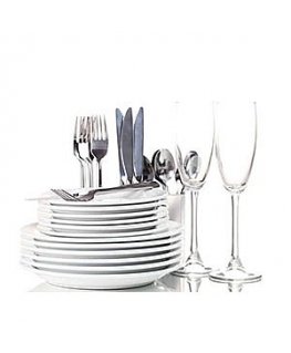 Knife set 3pcs. Trippy white