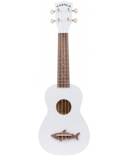 Kala Makala Soprano Shark -ukulele, valkoinen