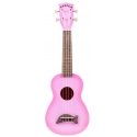 Fish Makala Dolphin soprano ukulele, pink burst Fish Makala Dolphin soprano ukulele, pink burst