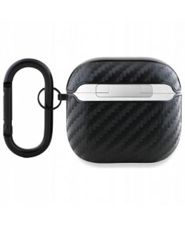 BMW BMA4CMPUCA AirPods 4 cover czarny|black PU Carbon