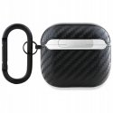 BMW BMA4CMPUCA AirPods 4 cover czarny|black PU Carbon BMW BMA4CMPUCA AirPods 4 cover czarny|black PU Carbon