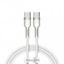 Baseus 6953156202375 USB кабель USB 2.0 2 m USB C Серебристый, Белый Baseus 6953156202375 USB кабель USB 2.0 2 m USB C Серебристый, Белый