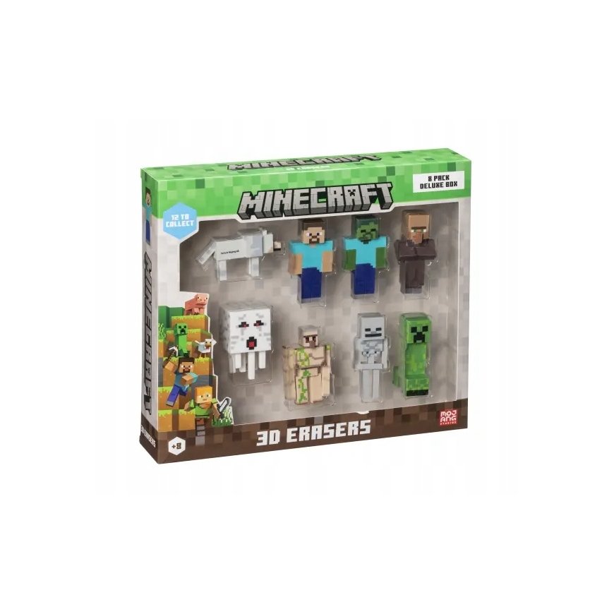 MINECRAFT 3D KUTSUTUSED – 8 PAKKI DELUXE BOX VER.A – 2