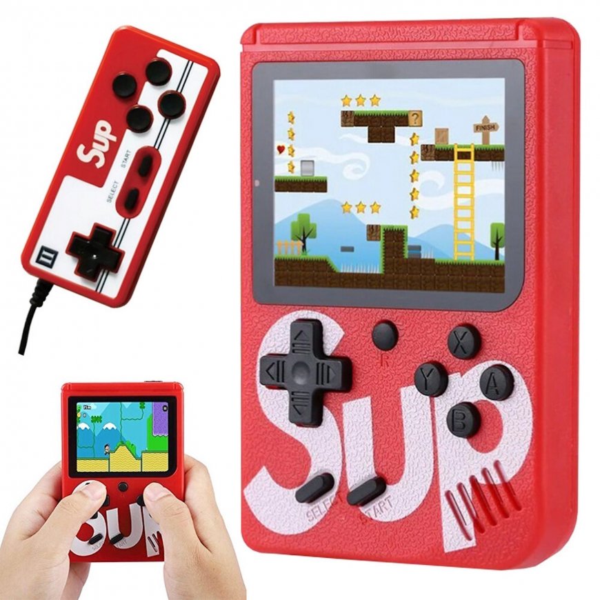 GameBox R2 8bit Portable Retro Game console with 400 games 3'' L – 4