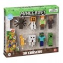 MINECRAFT 3D Dzēšgumijas - 8 PACK DELUXE BOX VER.B MINECRAFT 3D Dzēšgumijas - 8 PACK DELUXE BOX VER.B