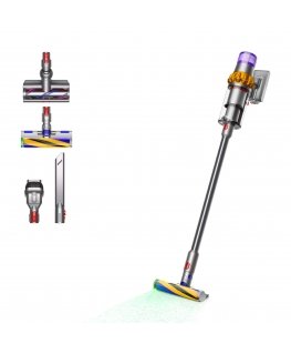 Dyson V15 Detect Absolute 2-in-1 stick vacuum Akku Kuiva Pussiton 660 W Nikkeli, Keltainen
