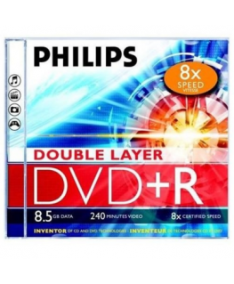 Philips 8710895992114 tühi DVD 8,5 GB DVD+R DL 1 tk