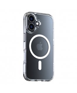 Torras Diamond-Mag Series Case for iPhone 16 Plus (Transparent)
