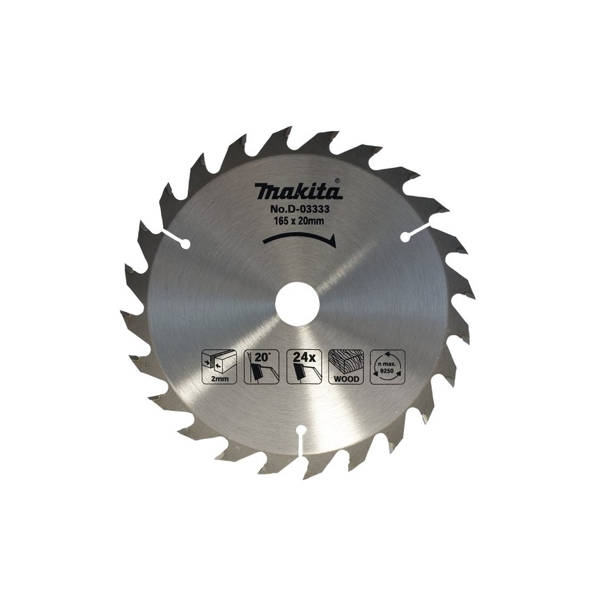 Makita D-03333 diskinio pjūklo ašmenys 16,5 cm 1 vnt