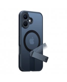 Torras Pstand Spin Case for iPhone 16 (Black)