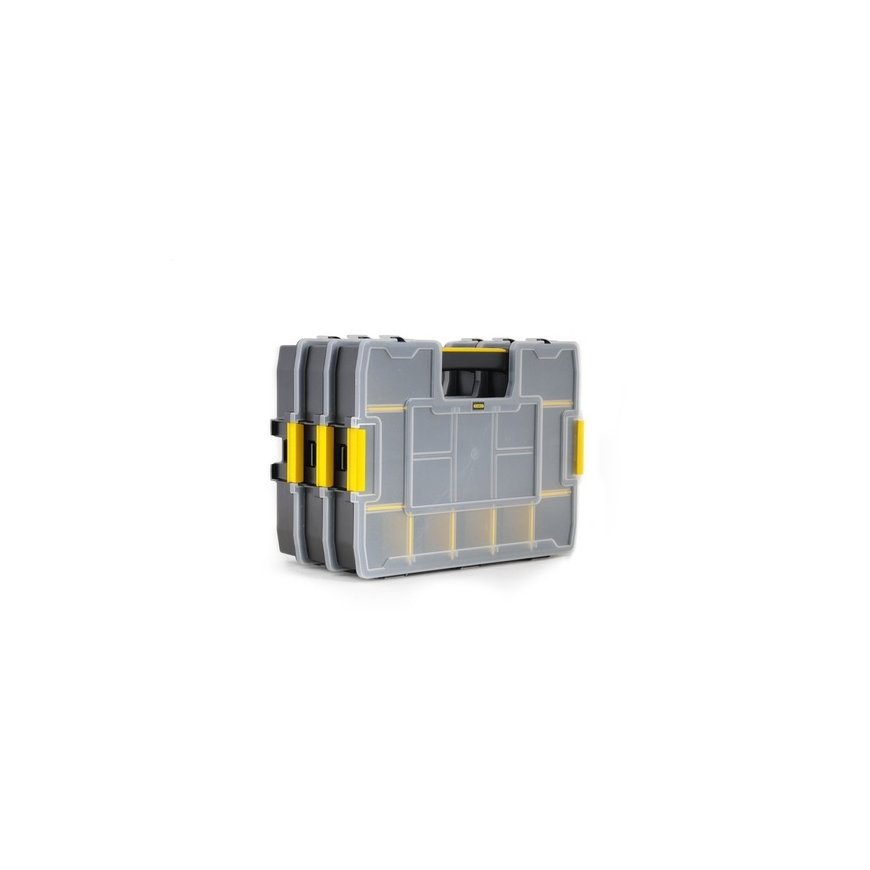 Stanley 1-97-483 ящик для инструментов Ящик для мелких деталей Нейлон Черный, Прозрачный, Желтый – 4