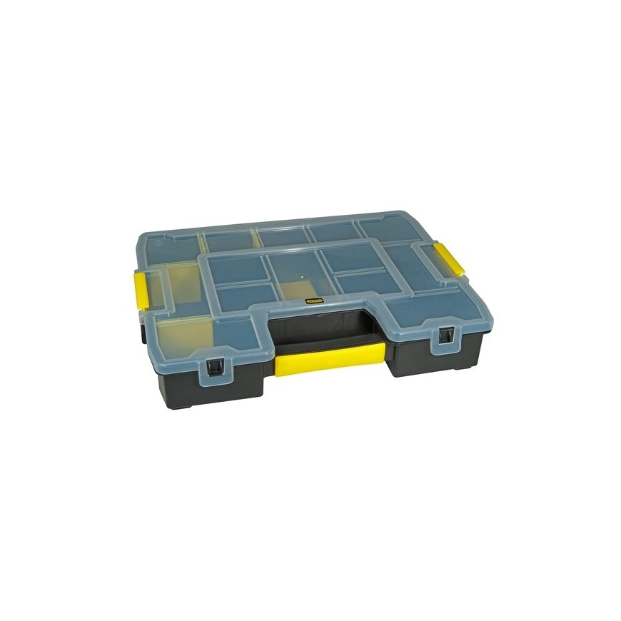 Stanley 1-97-483 ящик для инструментов Ящик для мелких деталей Нейлон Черный, Прозрачный, Желтый – 5