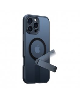 Torras Pstand Spin Case for iPhone 16 ProMax (Black)