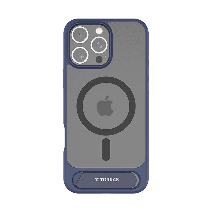 Torras Pstand Series Case for iPhone 16 Pro (Blue)