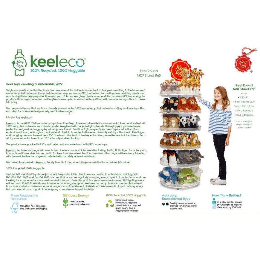 Keel Toys Eco Rabbits 3 different – 5