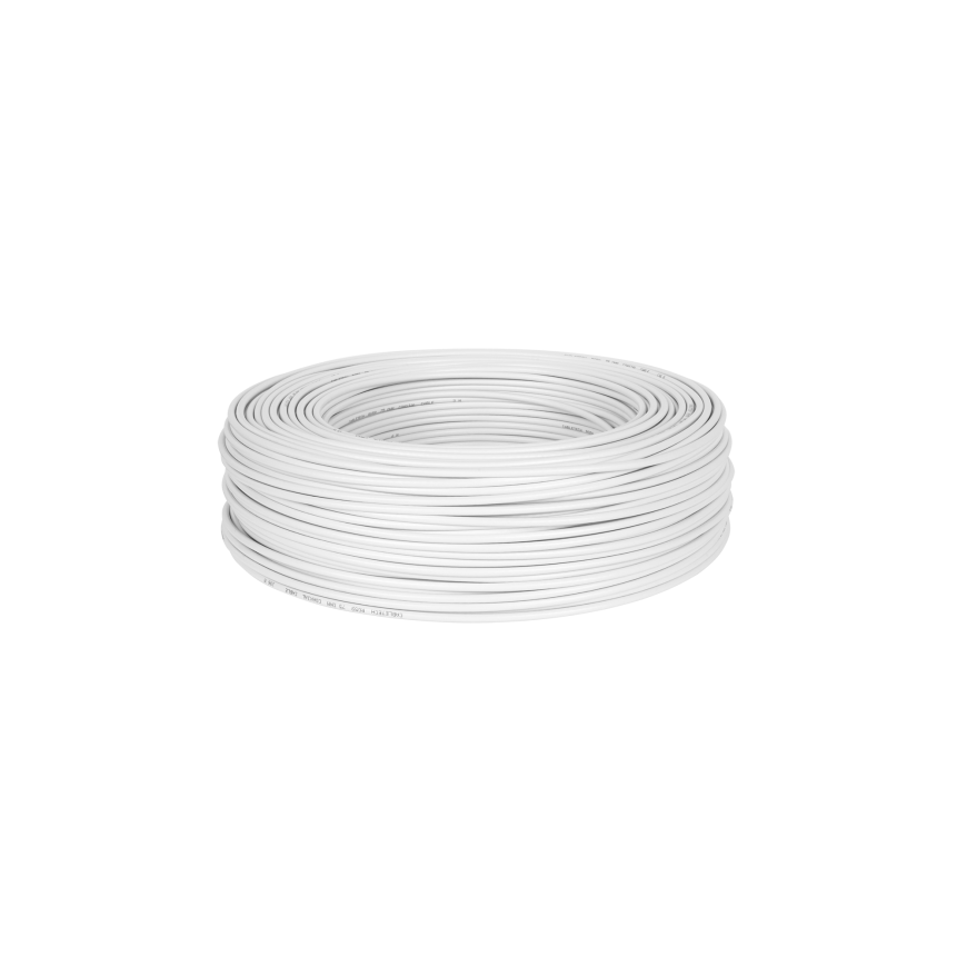 Cabletech Coaxial cable RG59 copper 75om, Ø5.7mm, white – 2