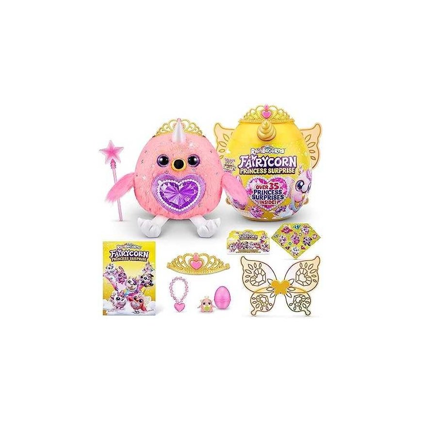 RAINBOCORNS pliušinis žaislas su aksesuarais Fairycorn Princess, 6 serija, 9281