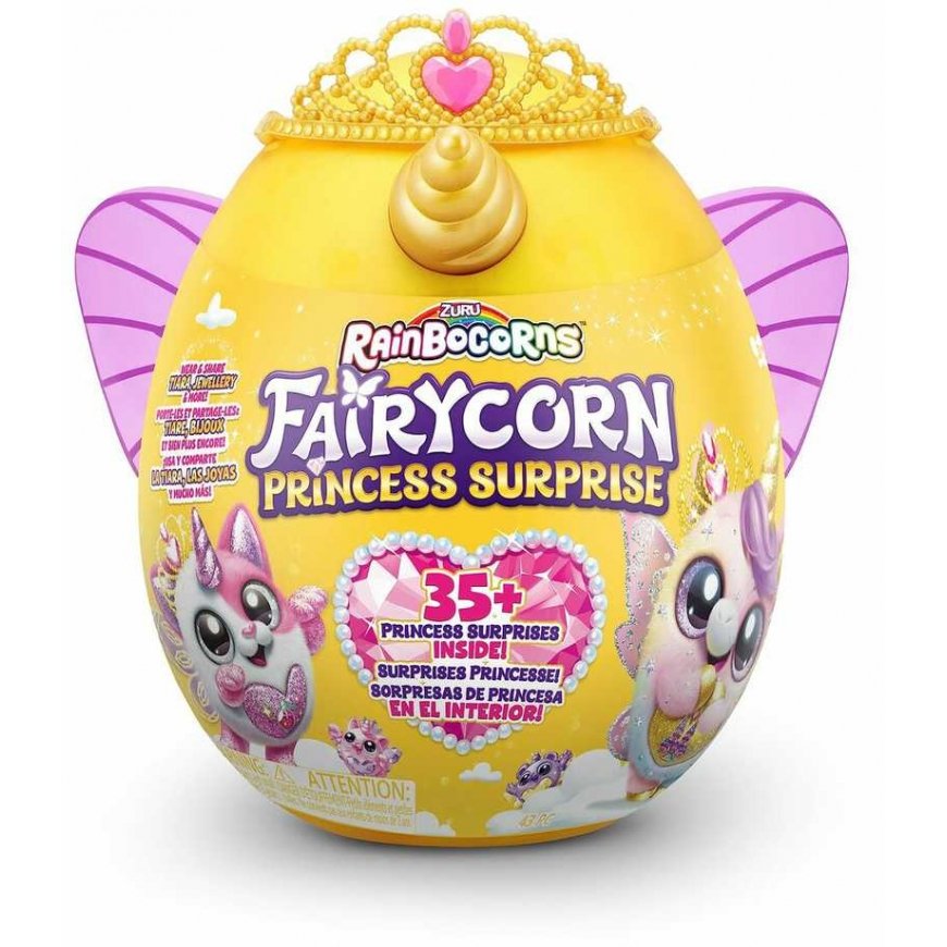RAINBOCORNS pliušinis žaislas su aksesuarais Fairycorn Princess, 6 serija, 9281 – 4