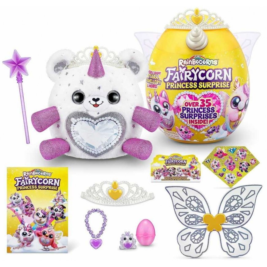 RAINBOCORNS Plush Toy with Accessories Fairycorn Princess Series 6 9281 – 5