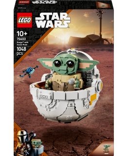 LEGO Star Wars 75403 – Grogu and the Hovercraft