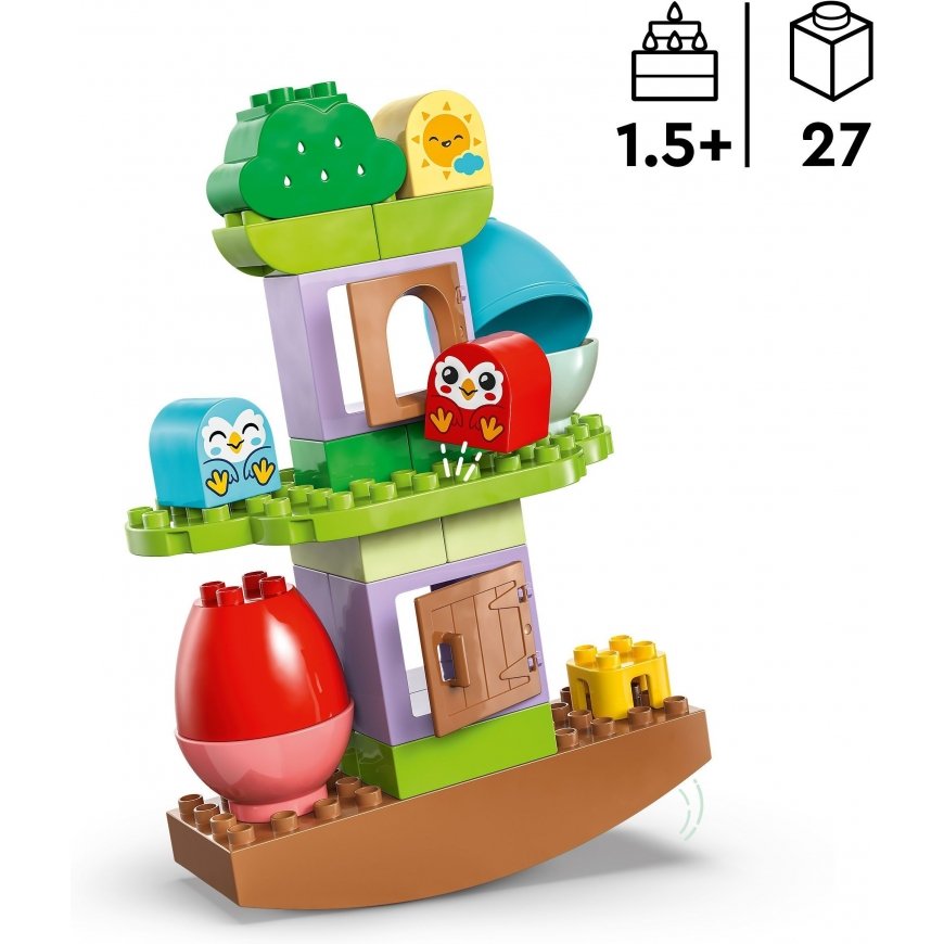 DUPLO My First 10440 – Tasapainottelu- ja pinoamispuu – 2