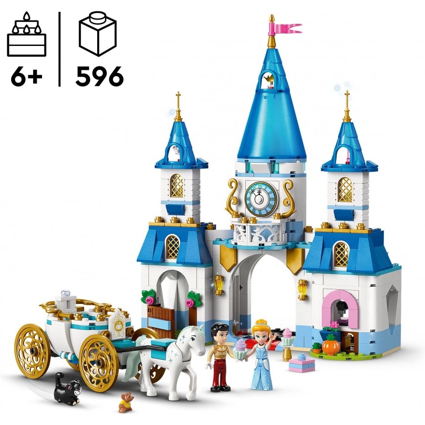 Disney Princess 43275 – Tuhkimon linna ja hevosvaunut – 2