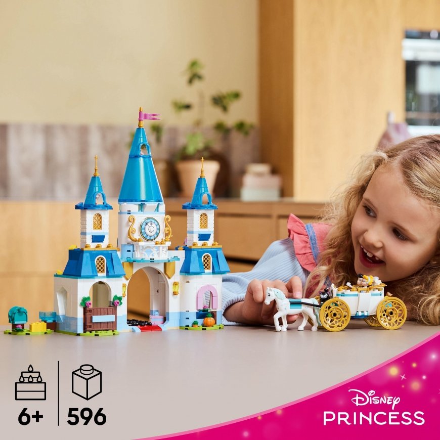 Disney Princess 43275 – Cinderella's Castle and Horse-Drawn Carriage – 3