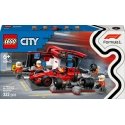 LEGO City 60443 – F1-varikkopysähdys ja varikkomiehistö sekä Ferrari-auto
