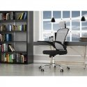 Topeshop FOTEL DORY SZARY офисный / компьютерный стул Мягкое сиденье Сетчатая спинка Topeshop FOTEL DORY SZARY офисный / компьютерный стул Мягкое сиденье Сетчатая спинка