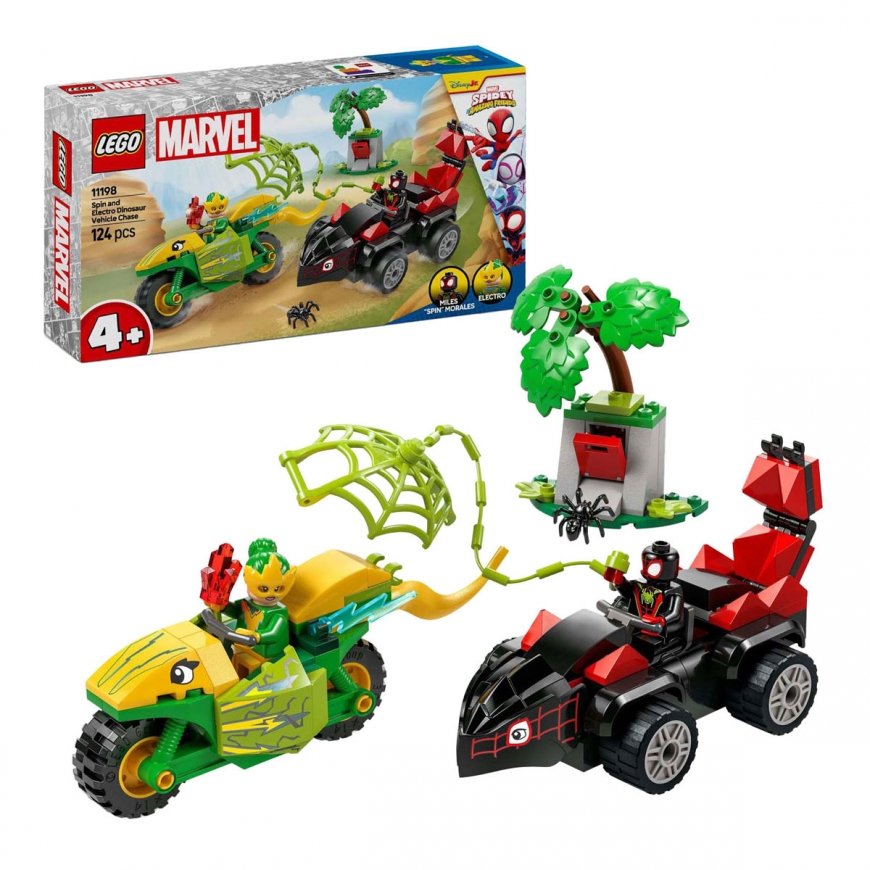 SPIDEY 11198 Spin and Electro Dinosaur Vehicle Chase