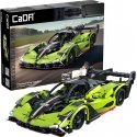 Klocki konstrukcyjne CaDA Zdalnie sterowany samochod rycszysnowy with disc device RC sportowe green Chassis Phantom Wing Wyścigó