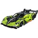 Klocki konstrukcyjne CaDA Zdalnie sterowany samochod rycszysnowy with disc device RC sportowe green Chassis Phantom Wing Wyścigó