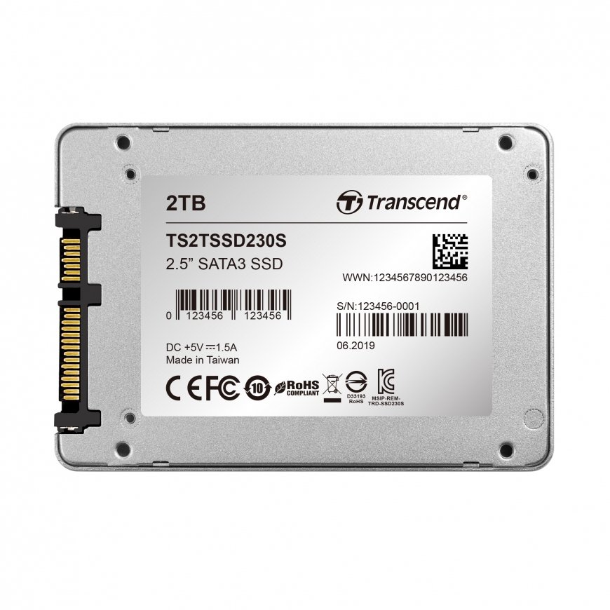 Transcend SSD230S 2 TB 2.5" „Serial ATA III“ 3D NAND – 3
