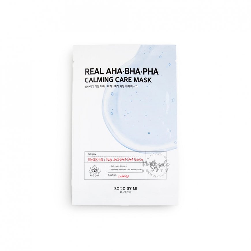Some By Mi Real AHA BHA PHA Calming Care Mask 20g