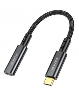 AWEI Adapter CL-216T USB-C|USB-C czarny|black