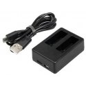 Extra Digital Dvigubas USB kroviklis SPCC1B GoPro Max Extra Digital Dvigubas USB kroviklis SPCC1B GoPro Max