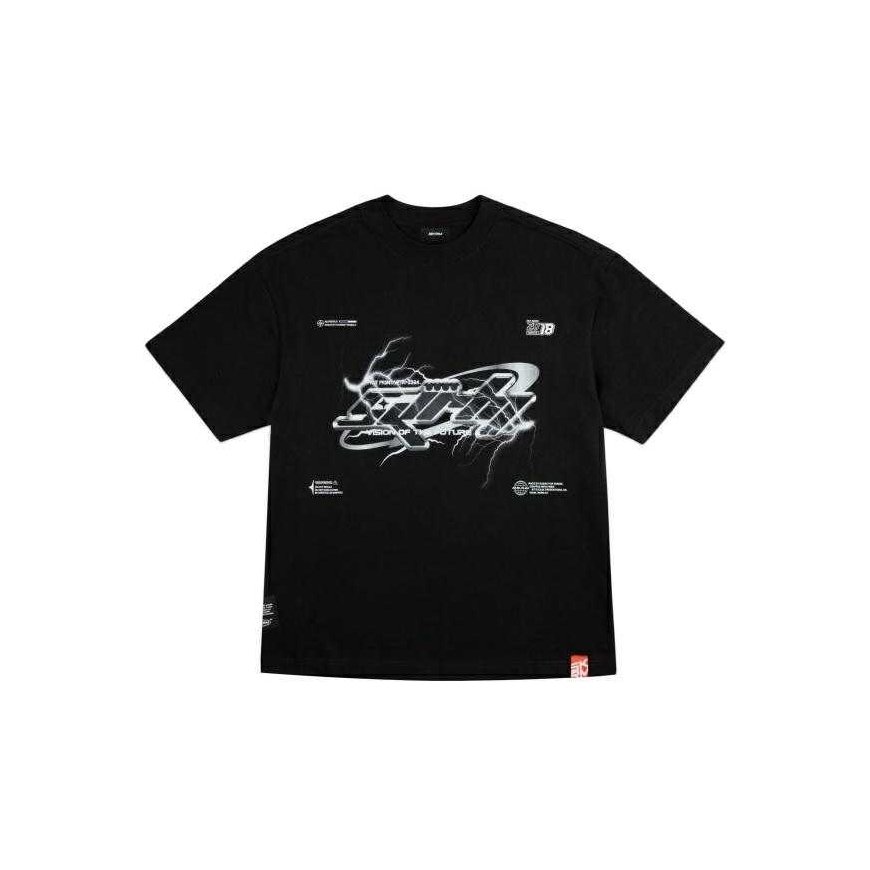 Skinarma T-Shirt Bolt L juodos spalvos
