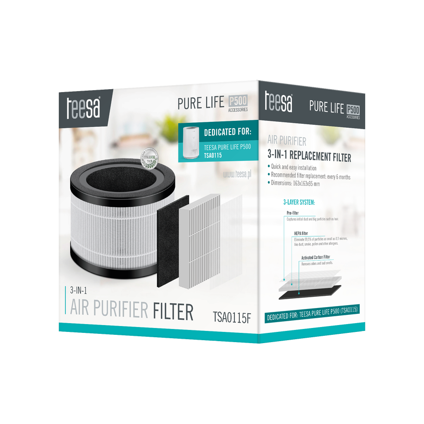 Humidifier Filter for air purifier TEESA PURE LIFE P500 – 2