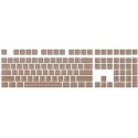 Keyboard Royal Kludge Pudding PBT Keycaps - (104 pcs., Coffee, PBT, ANSI, UK layout) Keyboard Royal Kludge Pudding PBT Keycaps - (104 pcs., Coffee, PBT, ANSI, UK layout)