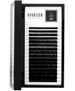 Nanolash Volume Lashes False Eyelashes 0.07 C 6-13 Mm 1 U
