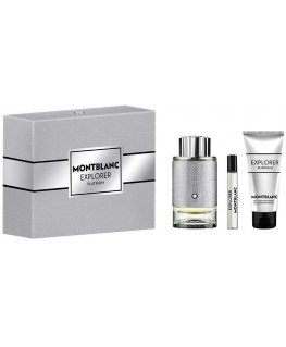 Mont Blanc Montblanc Explorer Platinum 100ml EDP 100 ml + Shower Gel 100 ml + EDP 7.5 ml Perfume Men EDP Set